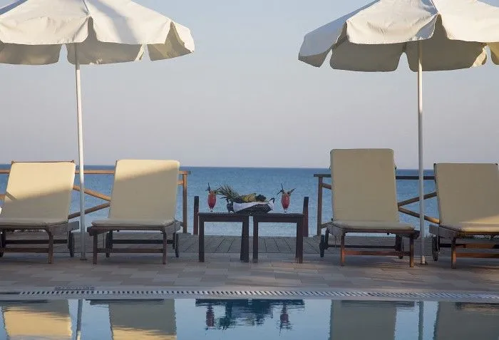 Mediterranean Beach Resort Zante, Laganas, Grčka — plaža
