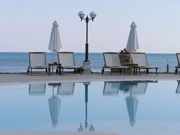 Mediterranean Beach Resort Zante, Laganas, Grčka — plaža