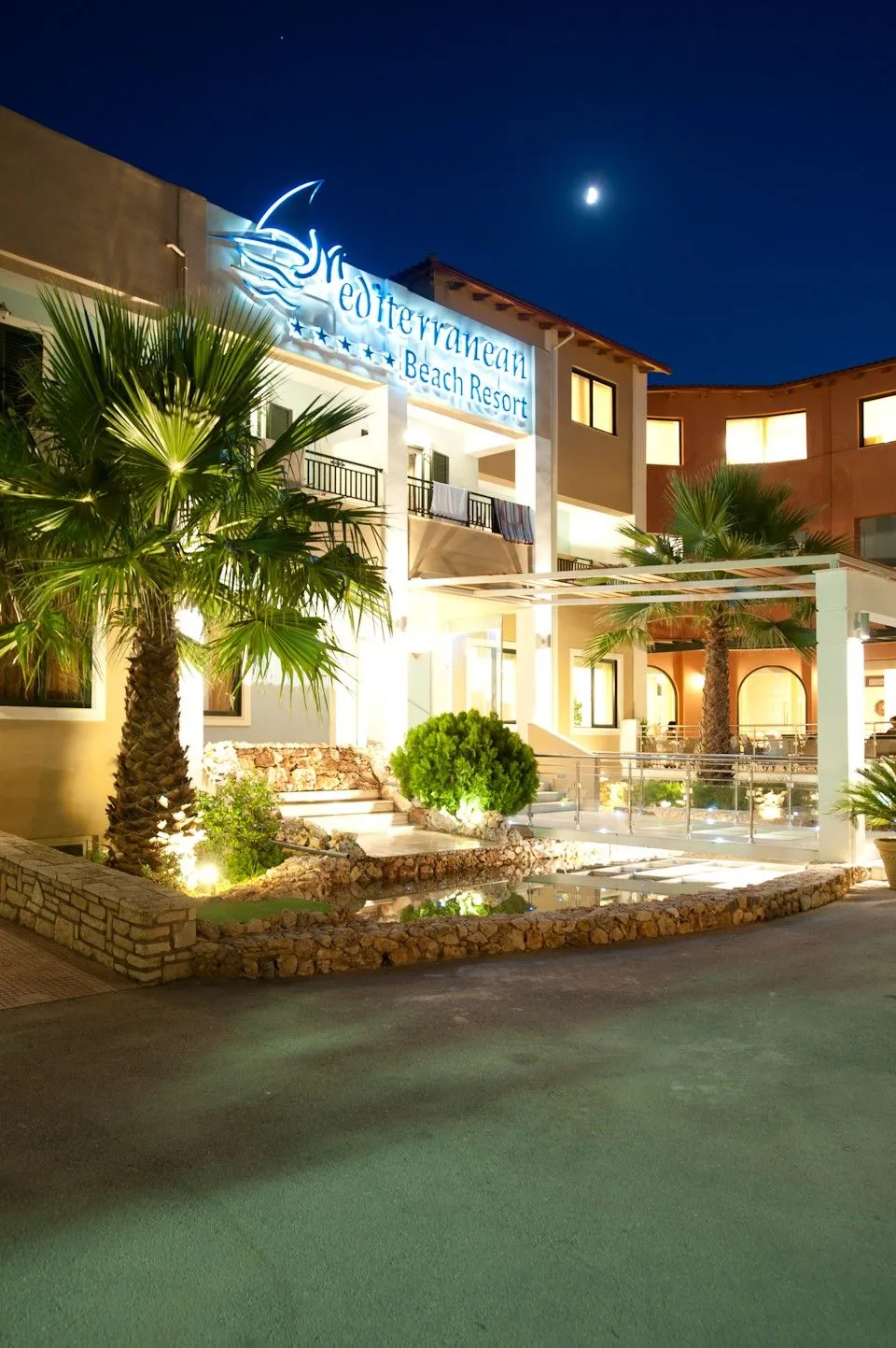 Mediterranean Beach Resort Zante, Laganas, Grčka — plaža