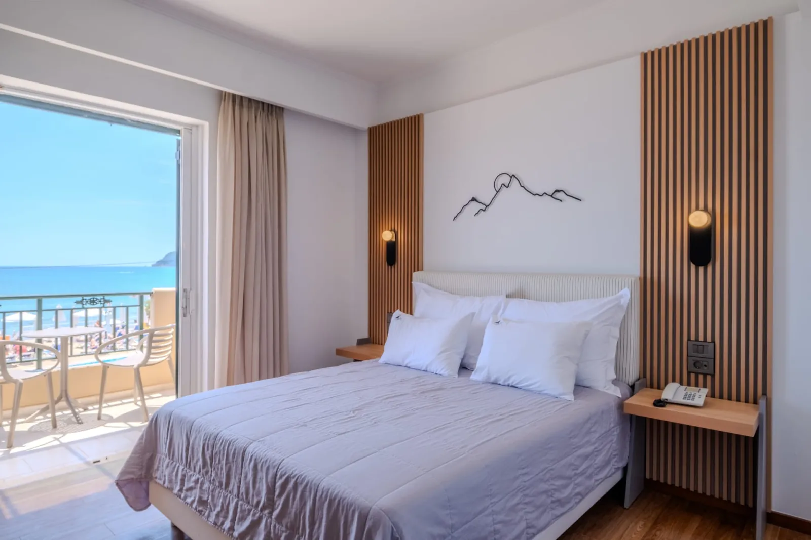 Mediterranean Beach Resort Zante, Laganas, Grčka — Executive Twin Room Sea View