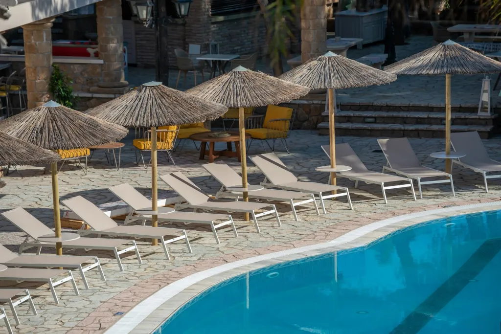 Vasilikos Beach Hotel, Vasilikos, Grčka — plaža