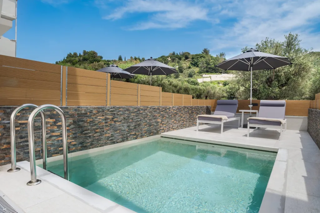 Nikon Boutique Hotel Zakynthos, Agrilia, Grčka — Superior Double with Private Pool