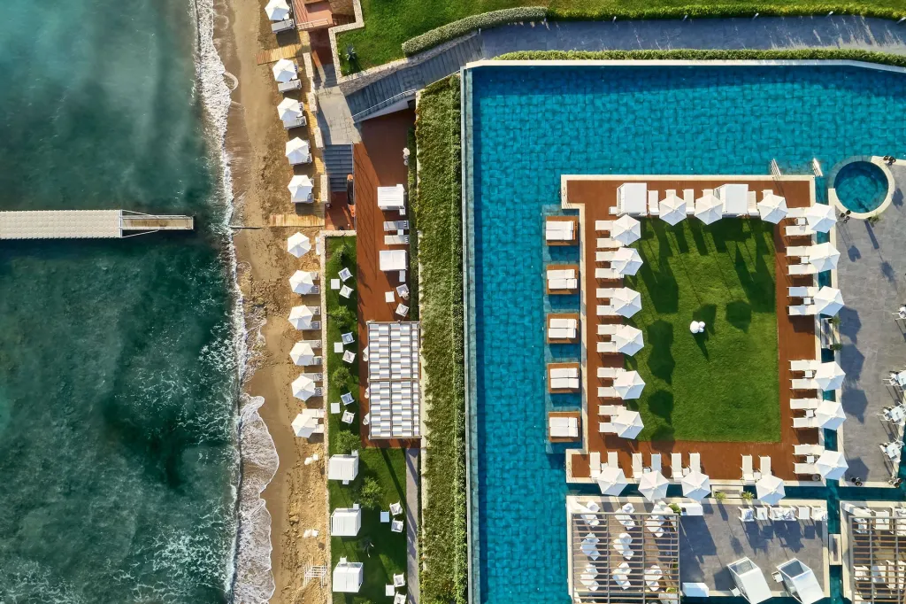 Lesante Blu Exclusive Beach Resort, Tragaki, Grčka — plaža