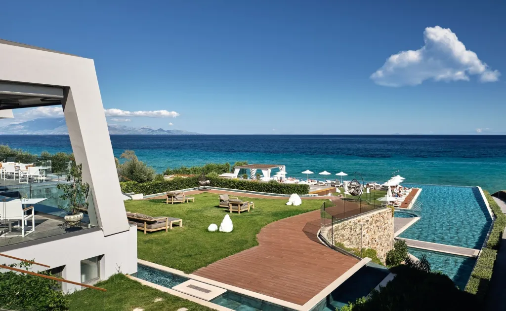 Lesante Blu Exclusive Beach Resort, Tragaki, Grčka — plaža