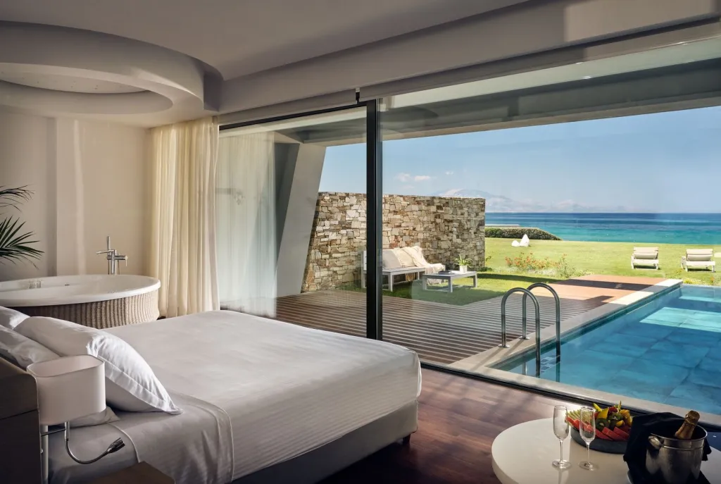 Lesante Blu Exclusive Beach Resort, Tragaki, Grčka — plaža