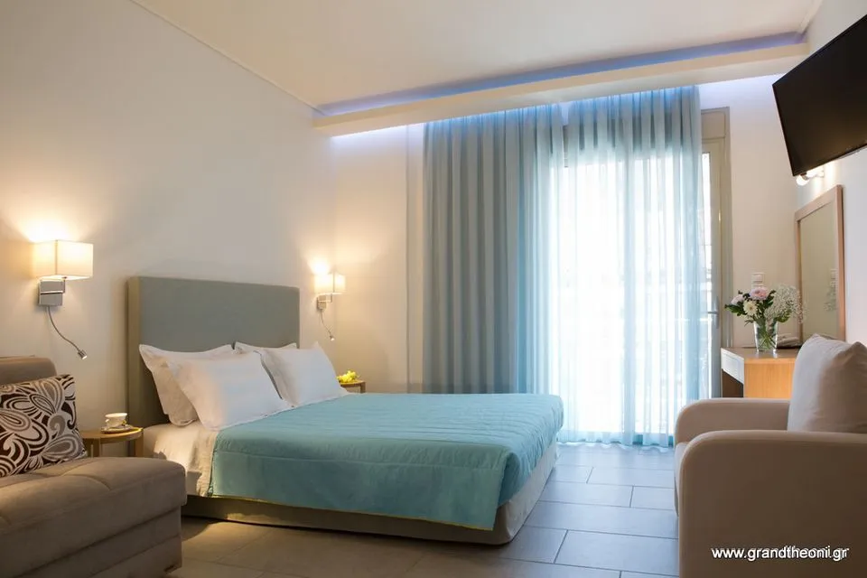 Grand TheoNi Hotel, Vasiliki, Grčka — Quadraple Sea Side Room