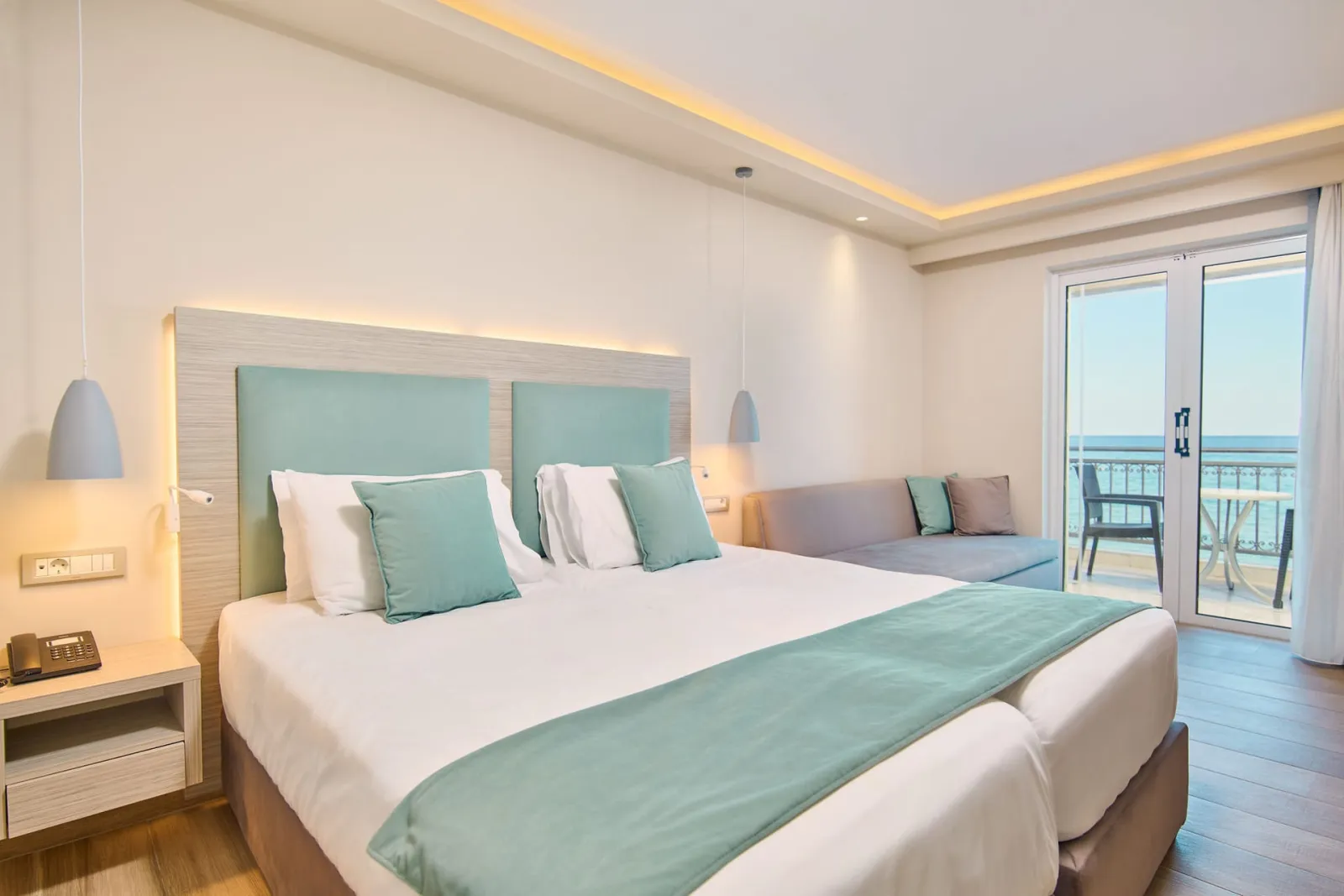 Tsilivi Beach Hotel Zakynthos, Tsilivi, Grčka — Comfort Room with Sea View - 30m²