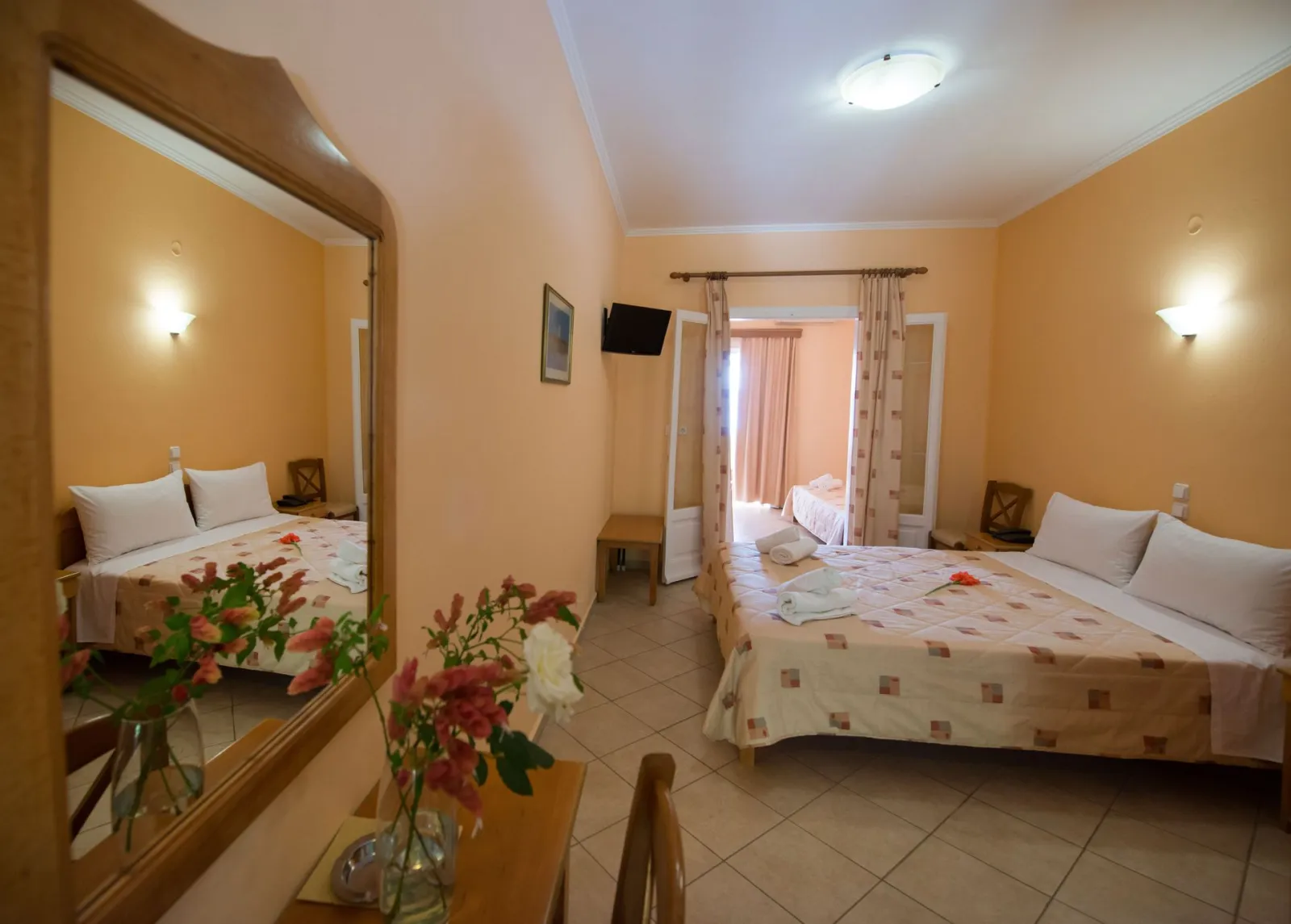 Sofia Hotel Lefkada, Nikiana, Grčka — Family Room
