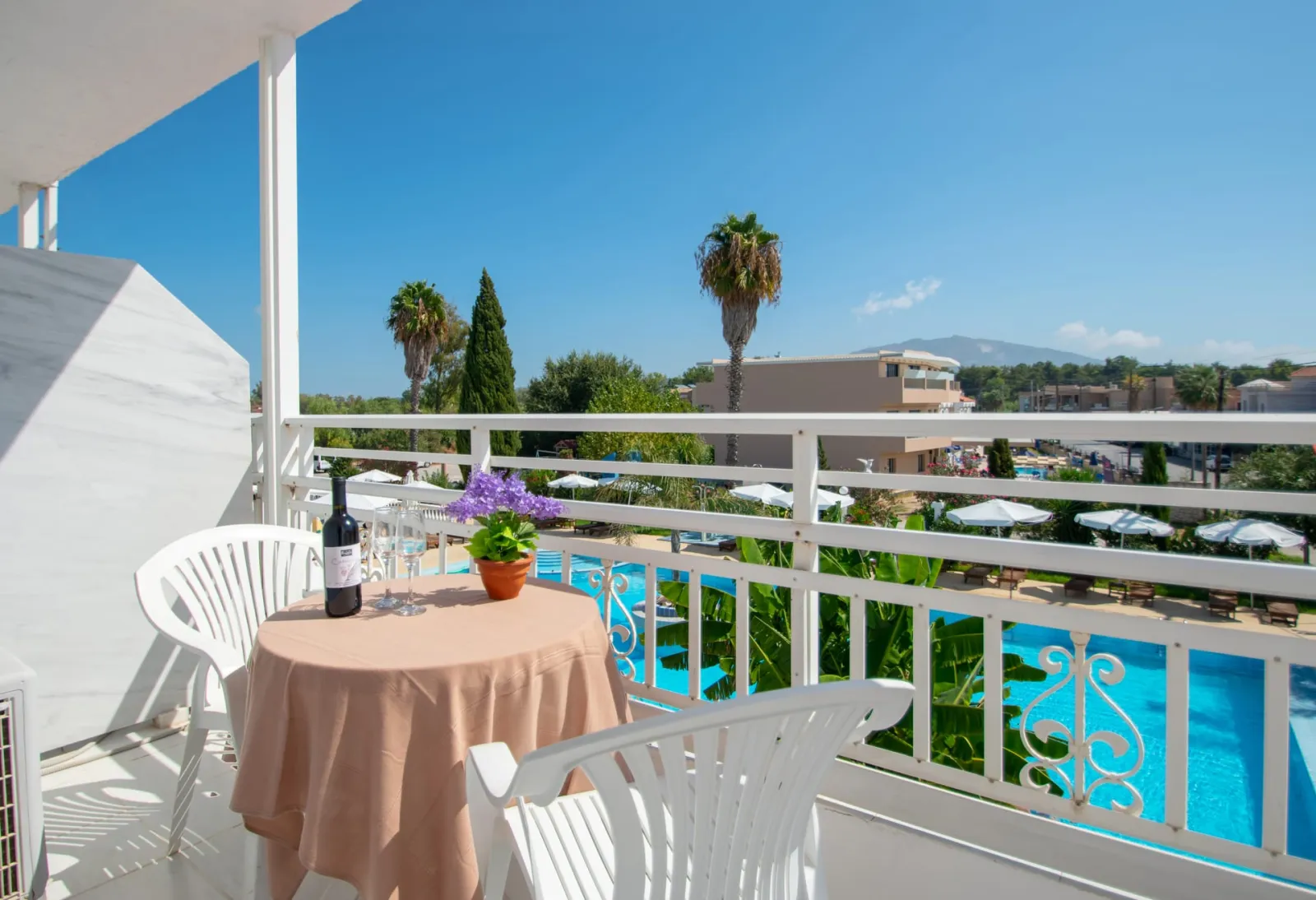 Ikaros Hotel, Laganas, Grčka — Standard Pool View