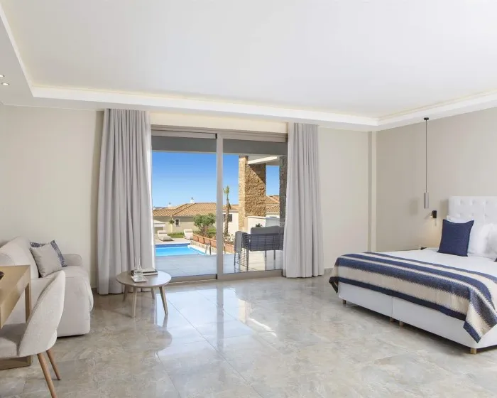 Zeus Eleva Ajul, Agia Paraskevi, Grčka — Bungalow Suite 1 BedRoom Prestige Private Pool Sea View