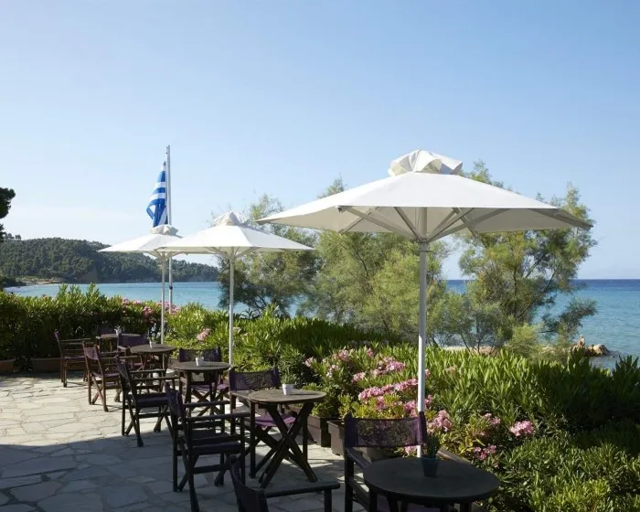 Simantro Resort, Sani, Grčka — plaža