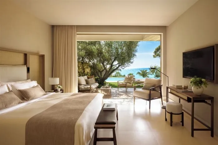 Sani Club, Sani, Grčka — Bungalow Suite 2 BedRoom with Private Pool Front Sea View