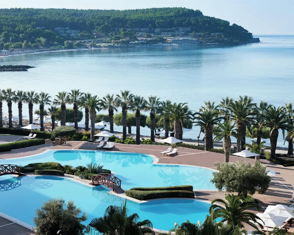 Sani Beach, Sani, Grčka — plaža