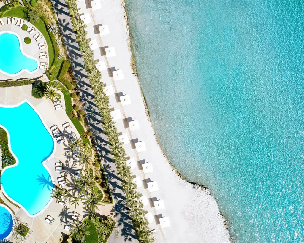 Sani Beach, Sani, Grčka — plaža