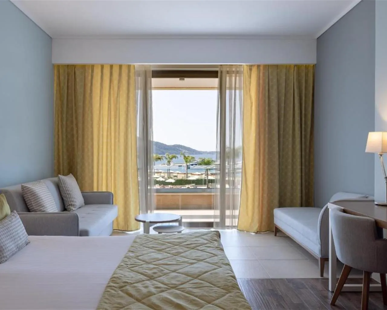 Miraggio Thermal Spa Resort, Paljuri, Grčka — Double Room Deluxe Sea View