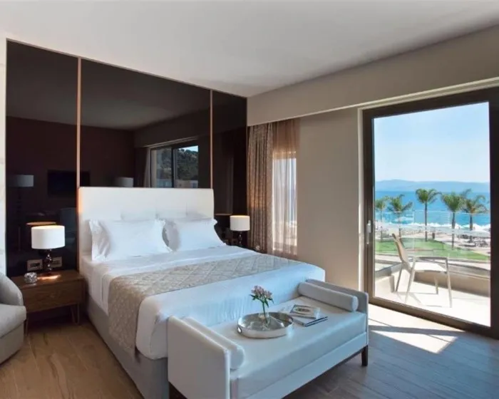 Miraggio Thermal Spa Resort, Paljuri, Grčka — Suite 1 BedRoom Private Pool Duplex /Miraggio Club/ Sea View