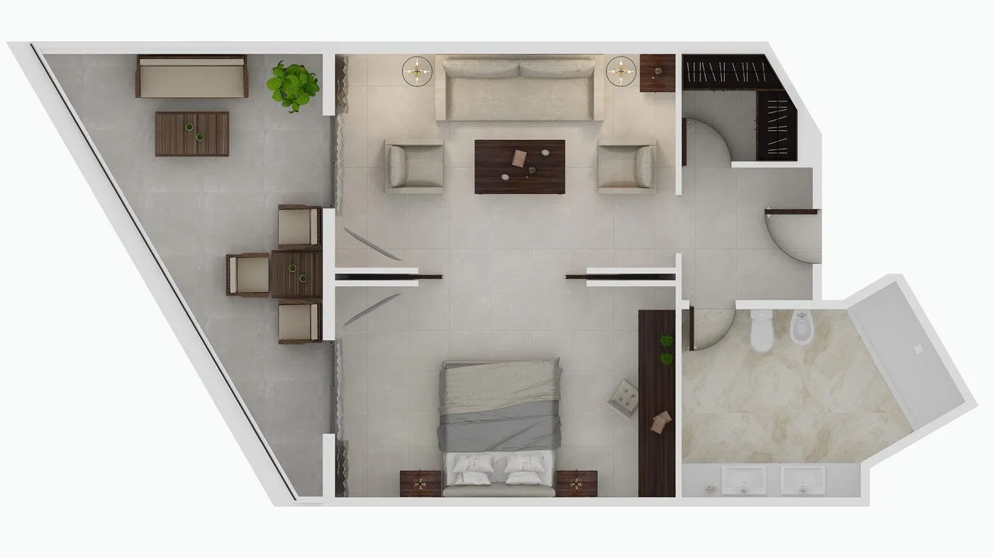 Pomegranate Wellness Spa Hotel, Nea Potidea, Grčka — Avra Suite One Bedroom