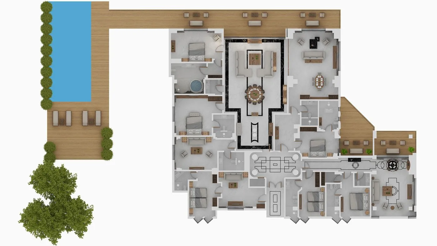 Pomegranate Wellness Spa Hotel, Nea Potidea, Grčka — Royal Suite