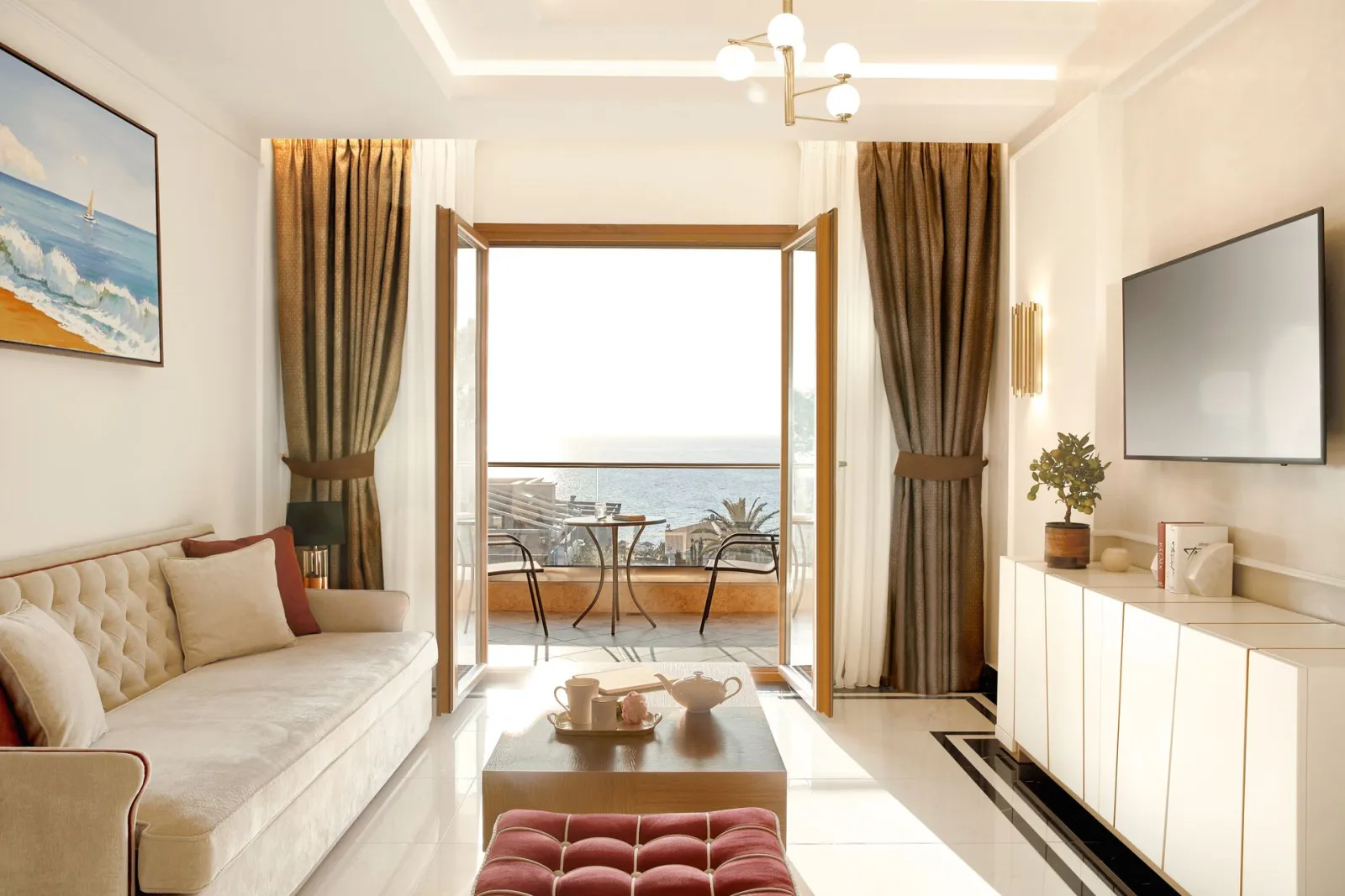 Potidea Palace Hotel, Nea Potidea, Grčka — Suite Sea View