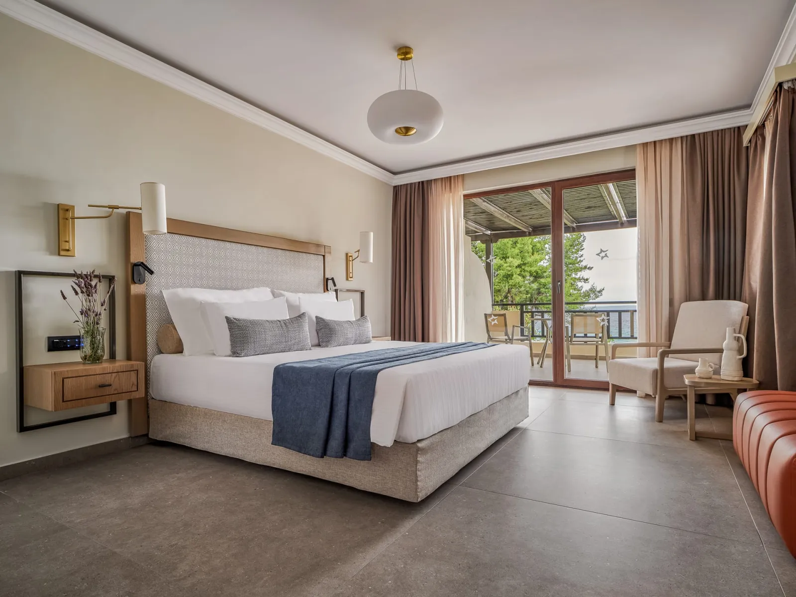 Aegean Melathron Thalasso Spa Hotel, Kalitea, Grčka — Deluxe Double Sea View