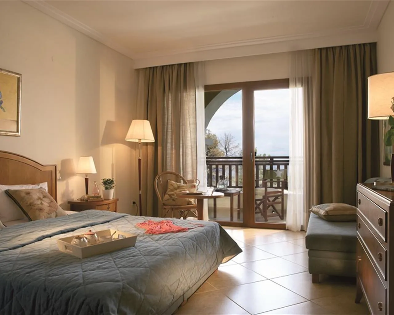 Aegean Melathron Thalasso Spa Hotel, Kalitea, Grčka — Double Room Sea View