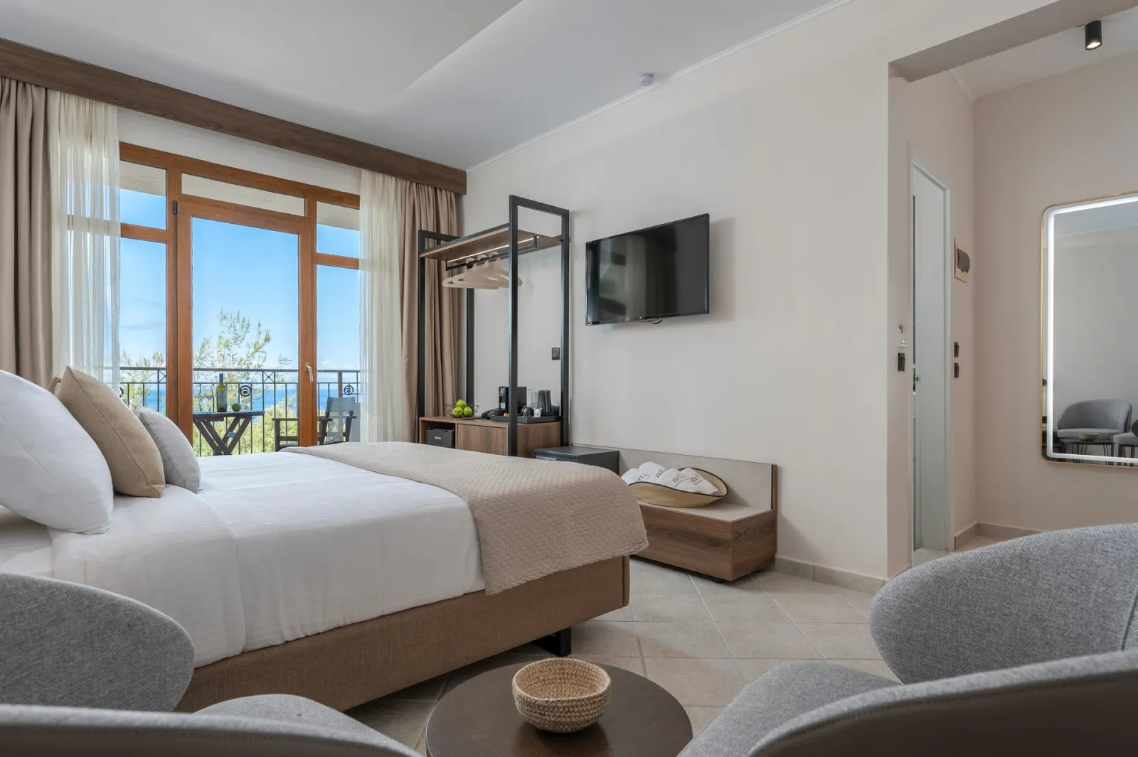 Alia Luxury Resort Hotel & Villas (Adults only), Pefkohori, Grčka — CLASSIC SEA VIEW ROOM