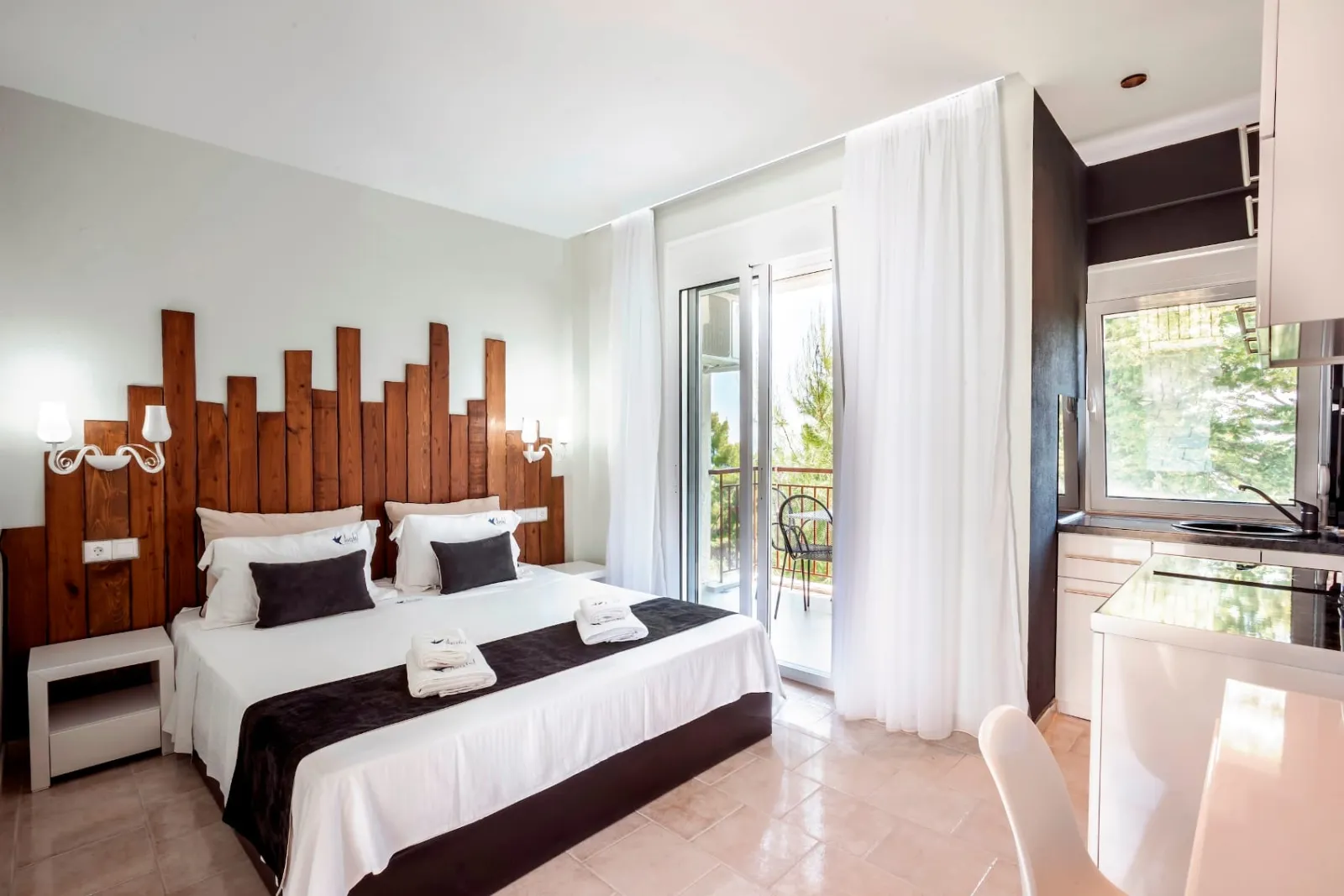 Avatel Eco Lodge, Kriopigi, Grčka — Double Room with Sea view