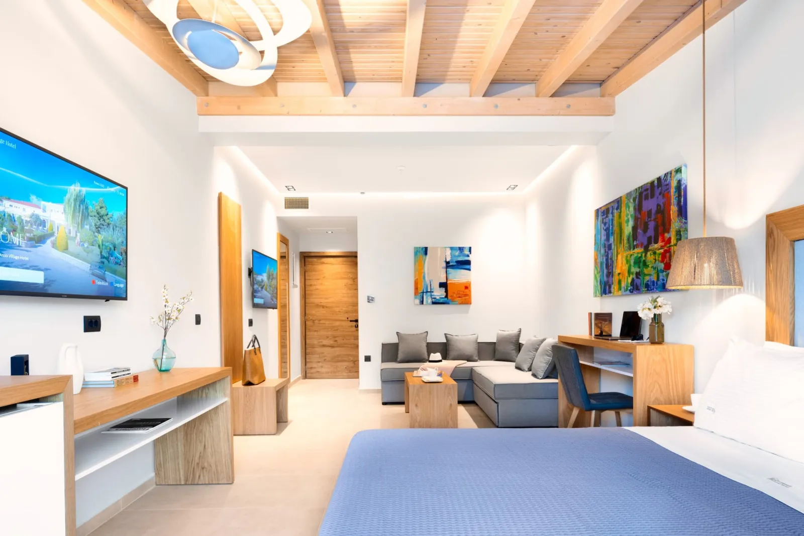 Chrousso Village Hotel, Paljuri, Grčka — Family Suite