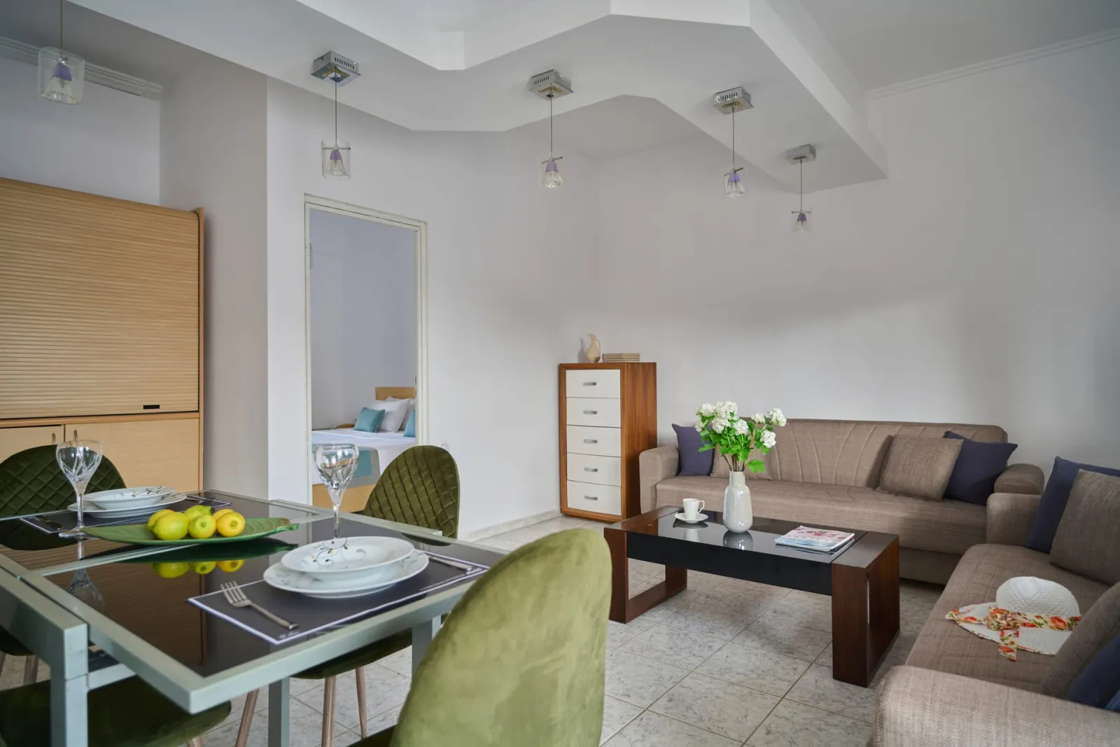 Evlogia Hotel Seafront and Annex by Greek Pride, Skala Furkas, Grčka — Family Apartment | 1 Bedroom | Garden View