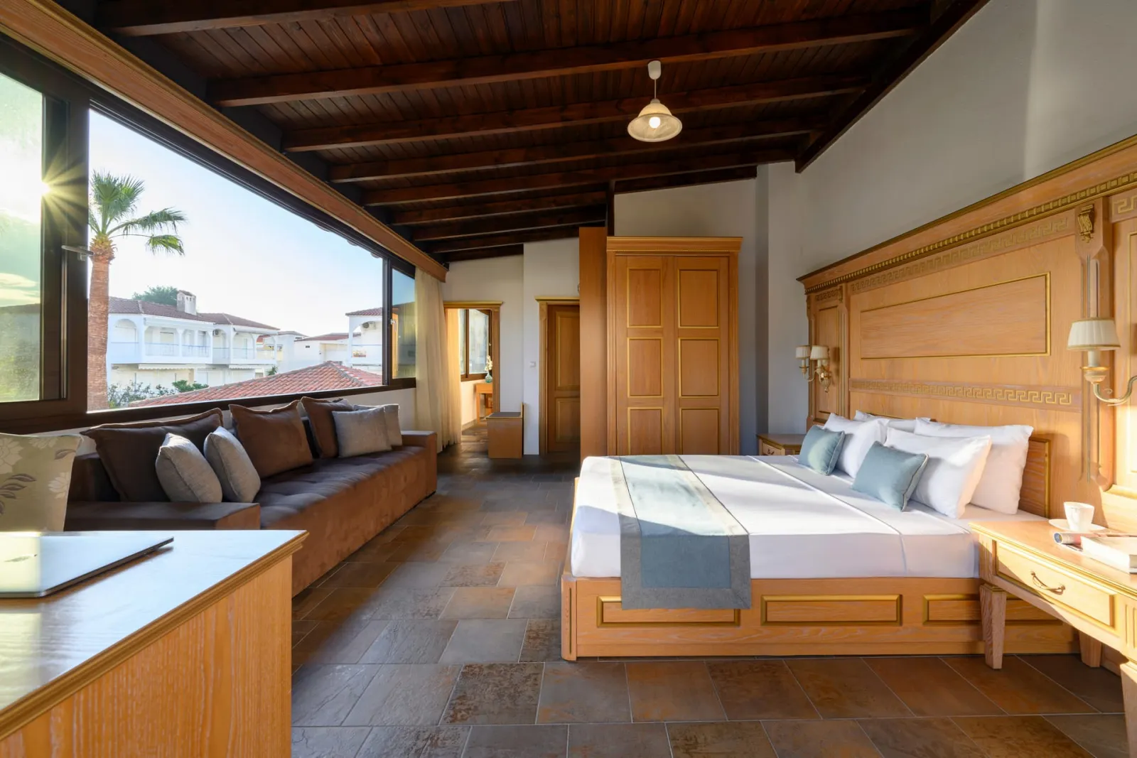 Evlogia Hotel Seafront and Annex by Greek Pride, Skala Furkas, Grčka — Family Suite | Pool View