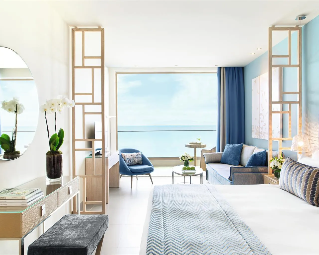 Ikos Oceania, Nea Mudanja, Grčka — Family Suite 2 BedRoom Deluxe Private Garden Sea View