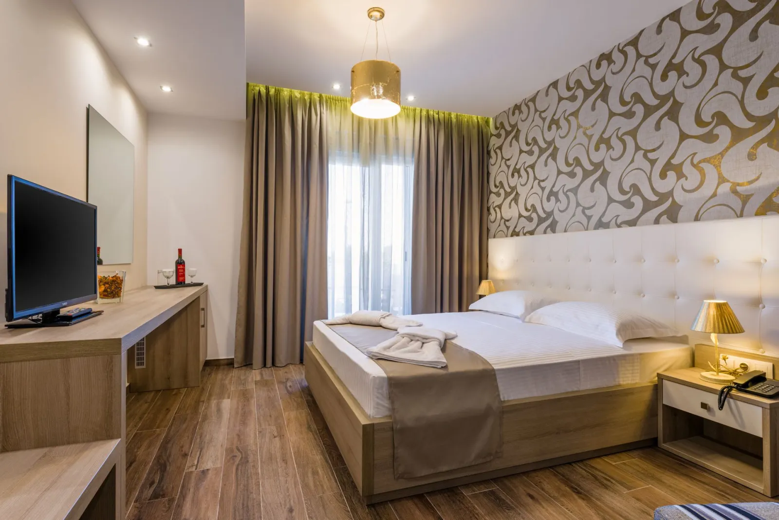 Lagaria Hotel & Apartments, Afitos, Grčka — Standard Double Room