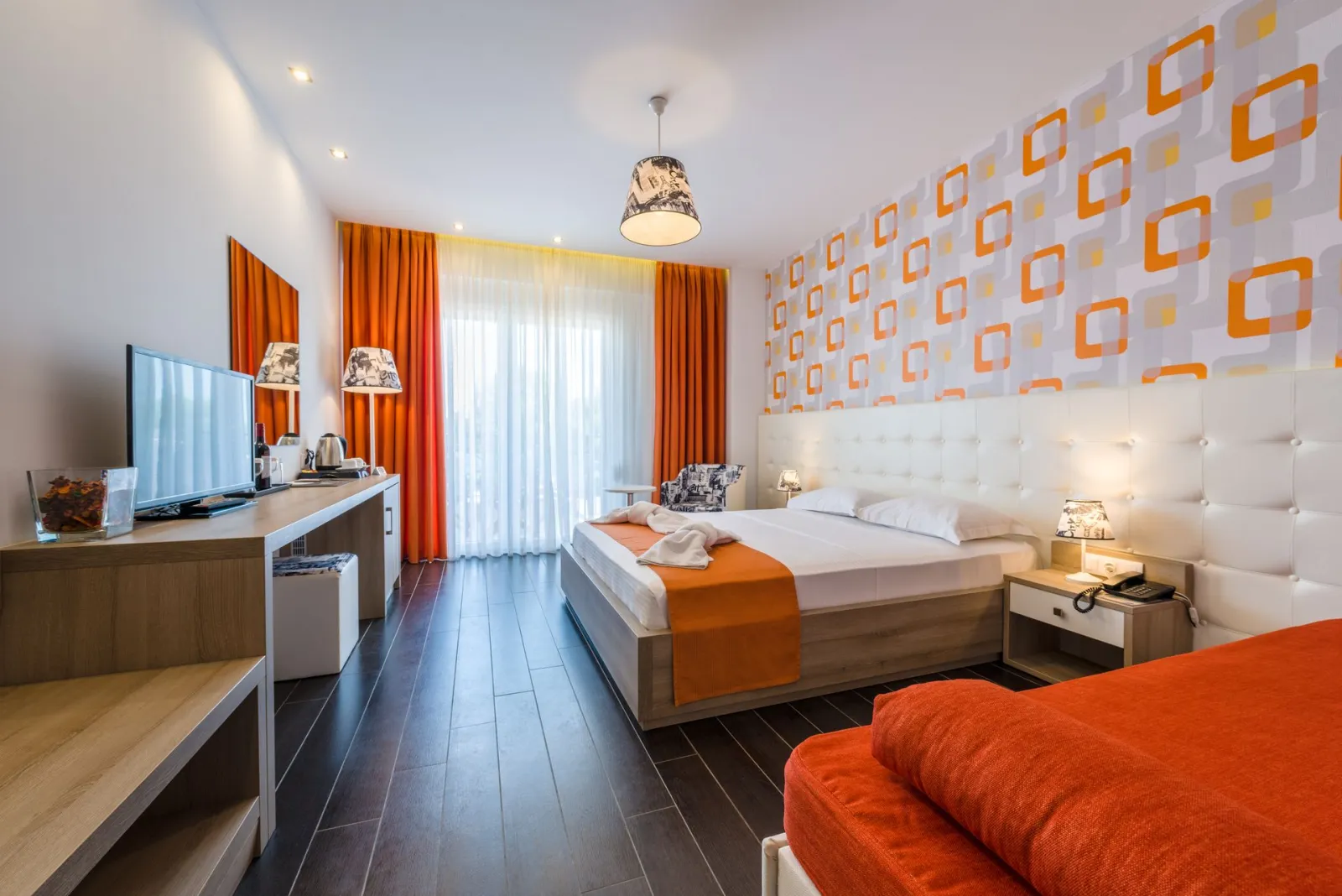 Lagaria Hotel & Apartments, Afitos, Grčka — Triple Room